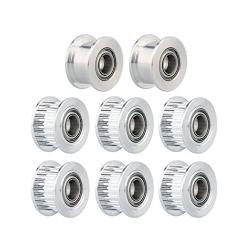 SRMAN 3D Drucker Umlenkrolle 20 ZäHne Synchron Scheibe Innen Loch 5Mm Breite 6Mm Geeignet für VzBoT 3D Drucker von SRMAN
