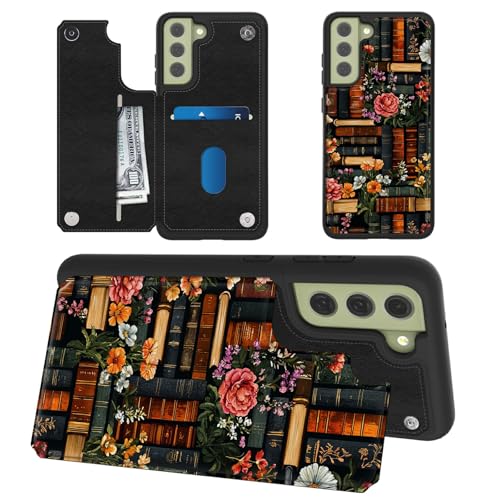 SROJDHFJB Bookshelves Flowers for Samsung Galaxy A16 Wallet Case with Card Holder, RFID Blocking Flip Soft PU Leather Kickstand Magnetic Closure Slim Wallet Phone Case for Samsung Galaxy A16 SROJDHFJB Bookshelves Flowers for Samsung Galaxy A16 Wallet Case with Card Holder, RFID Blocking Flip Soft PU Leather Kickstand Magnetic Closure Slim Wallet Phone Case for Samsung Galaxy A16 von SROJDHFJB