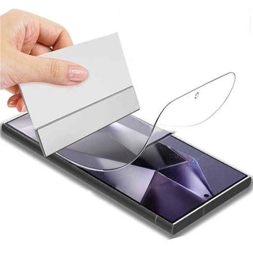 3 Stück Displayschutzfolie aus Hydrogel für Samsung Galaxy S24 Ultra 5G (6.8"), Selbstheilende TPU-Folie, [Anti-Bläschen][Hohe Empfindlichkeit][Anti Kratzer Schutz Displayfolie] von SRSRROP