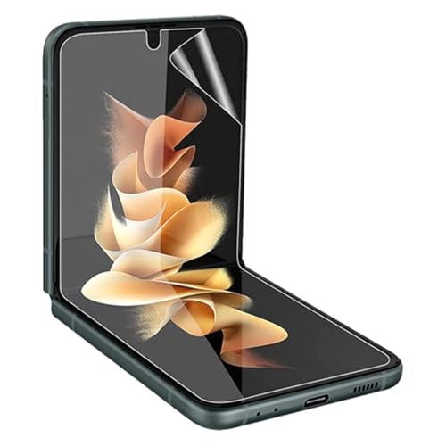 3 Stück Displayschutzfolie aus Hydrogel für Samsung Galaxy Z Flip3 5G / Galaxy Z Flip 3 5G (6.7"), Selbstheilende TPU-Folie, [Anti-Bläschen][Hohe Empfindlichkeit][Anti Kratzer Schutz Displayfolie] von SRSRROP