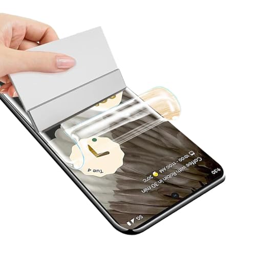 SRSRROP 3 Stück Displayschutzfolie aus Hydrogel für Google Pixel 7a 6.1", Selbstheilende TPU-Folie, [Anti-Bläschen][Hohe Empfindlichkeit][Anti Kratzer Schutz Displayfolie] von SRSRROP