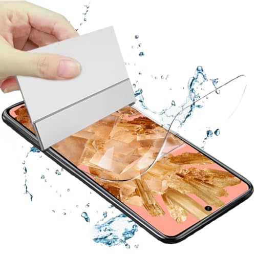 SRSRROP 3 Stück Displayschutzfolie aus Hydrogel für Google Pixel 8 /pixel8 6.2", Selbstheilende TPU-Folie, [Anti-Bläschen][Hohe Empfindlichkeit][Anti Kratzer Schutz Displayfolie] von SRSRROP