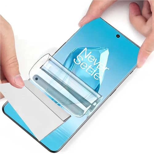 SRSRROP 3 Stück Displayschutzfolie aus Hydrogel für OnePlus 12R 5G (6.78"), Selbstheilende TPU-Folie, [Anti-Bläschen][Hohe Empfindlichkeit][Anti Kratzer Schutz Displayfolie] von SRSRROP