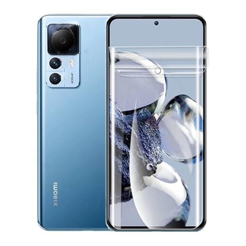 SRSRROP 3 Stück Displayschutzfolie aus Hydrogel für Xiaomi 12T / Xiaomi 12T Pro 5G (6.67"), Selbstheilende TPU-Folie, [Anti-Bläschen][Hohe Empfindlichkeit][Anti Kratzer Schutz Displayfolie] von SRSRROP