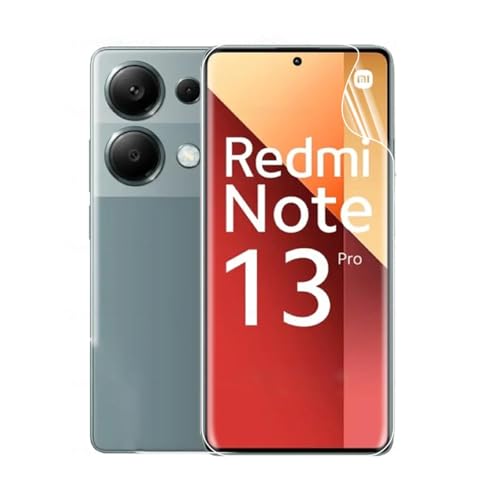 SRSRROP 3 Stück Displayschutzfolie aus Hydrogel für Xiaomi Redmi Note 13 Pro+ / 13 Pro 5G (6.67"), Selbstheilende TPU-Folie, [Anti-Bläschen][Hohe Empfindlichkeit][Anti Kratzer Schutz Displayfolie] von SRSRROP