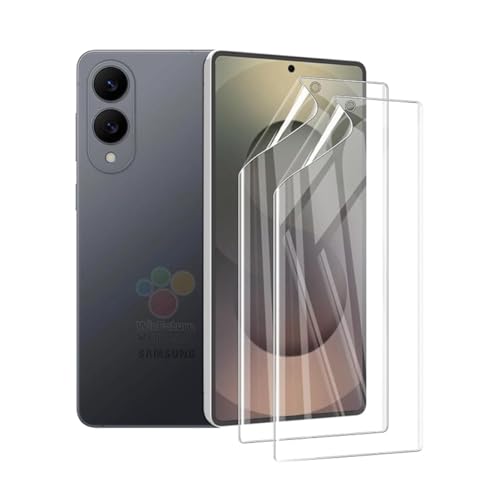 SRSRROP 3 Stück Hohe Empfindlichkeit Hydrogel Film für Samsung Galaxy S25 Edge 6.66", Flexibel HD Clear，Fingerabdruck-ID Unterstützen,Kratzfest Keine Blasen von SRSRROP