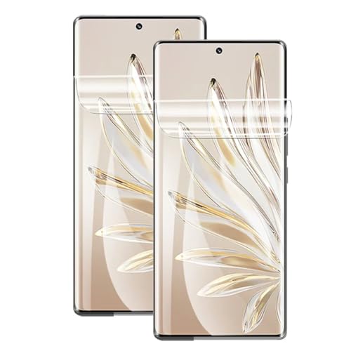 SRSRROP 3X Displayschutzfolie aus Hydrogel für Honor 70 (6.67"), HD Transparent TPU, [Anti-Bläschen][Hohe Empfindlichkeit][Anti Kratzer Schutz Displayfolie] von SRSRROP