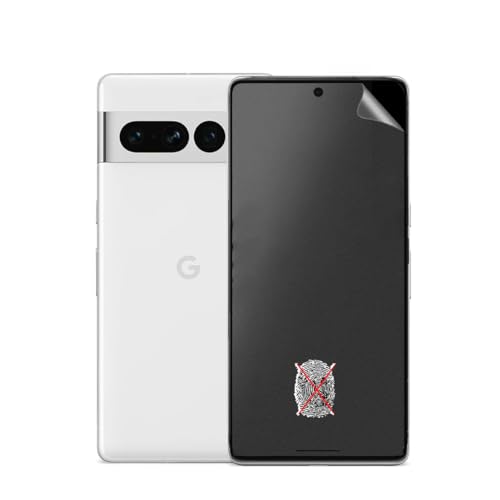 SRSRROP 3x matte Displayfolie für Google Pixel 7 Pro (6.7"), Blendschutz matte Schutzfolie, Anti-Fingerabdruck Displayschutzfolie von SRSRROP