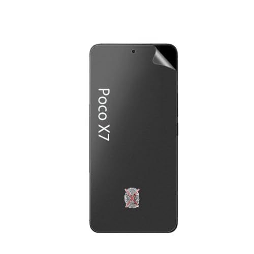 SRSRROP 3x matte Displayfolie für Xiaomi Poco X7 5G 6.67", Blendschutz matte Schutzfolie, Anti-Fingerabdruck Displayschutzfolie von SRSRROP