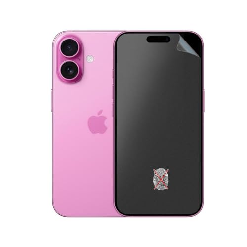 SRSRROP 3x matte Displayfolie für iPhone 16 6.1", Blendschutz matte Schutzfolie, Anti-Fingerabdruck Displayschutzfolie von SRSRROP