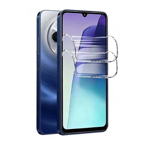 SRSRROP Displayschutzfolie Schutzfolie für Xiaomi Redmi 14C/Poco C75 (6.88"), 3 Stück Transparente Flexible Hydrogel Folie TPU Film [Anti-Kratzer] [hohe Empfindlichkeit] von SRSRROP
