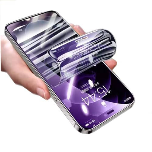 SRSRROP Displayschutzfolie Schutzfolie für iPhone 16 Plus 6.7", 3 Stück Transparente Flexible Hydrogel Folie TPU Film [Anti-Kratzer] [hohe Empfindlichkeit] von SRSRROP