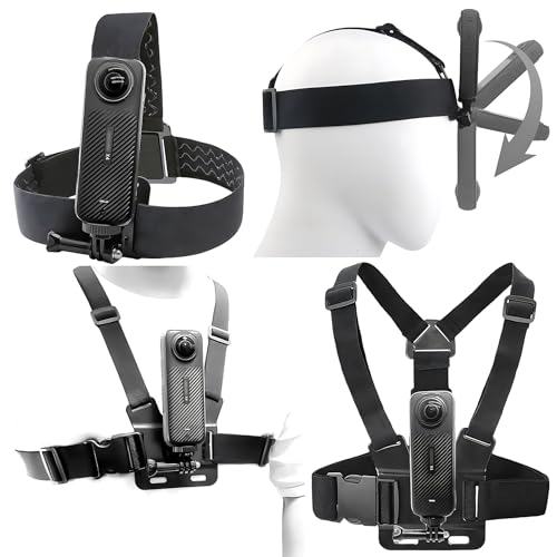 Brustgurt-Set für Insta 360 X5 X4 X3 X2 X ACE Pro ONE RS R GO 2 3, kompatibel mit GoPro Hero 12 11 10 9 8 7 6 5 4 3+ Max, DJI Osmo Action 4 3 2 Kameras Brustgurt-Set für Insta 360 X5 X4 X3 X2 X ACE Pro ONE RS R GO 2 3, kompatibel mit GoPro Hero 12 11 10 9 8 7 6 5 4 3+ Max, DJI Osmo Action 4 3 2 Kameras von SRUIM