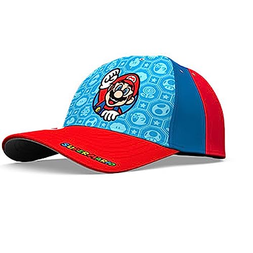SRV Hub Super Mario Comfortable Baseball Cap, Cotton Soft and Lightweight Hat for Childrens, Kids Red Cap Ideal for Al SRV Hub Super Mario Comfortable Baseball Cap, Cotton Soft and Lightweight Hat for Childrens, Kids Red Cap Ideal for Al von SRV Hub