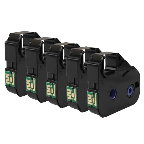 10/5PCS LB-200BK MK-RS100B PT-200BK-Kabel Kompatibel mit Drucker MK2600 MK2500 MK2100 MK2000 MK1500 MK1100 Mark 1 Pro M-11C M-1STDD(LB-200BK 5PCS) von SRxBKC
