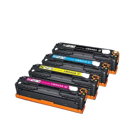 5Pack -Toner -Patronen -Set Kompatibel mit Laserdrucker CP1210 CP1518 CP1515N Modell CB540A 125A von SRxBKC