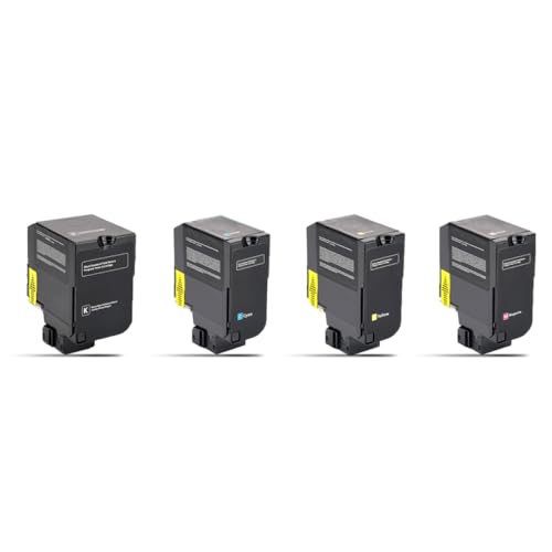 Toner -Patrone 74C10Y0 Kompatibel mit CX725 CX725DE CX725DTE CS720 CS720DE CS720DTE CS725 CS725DE CS725DTE -Drucker(1Set) von SRxBKC
