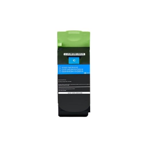 SRxBKC Toner -Patronen -Set Kompatibel mit C310DNI C310DNIM inklusive 006R04364 006R04365 006R04366 006R04367 8K 5,5K mit Chip(006R04365 C 5.5K) von SRxBKC