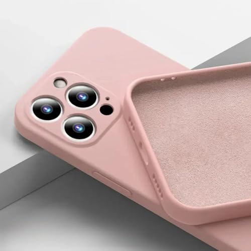 SSASMEU Flüssigsilikonhülle für iPhone 15 14 13 11 12 Pro Max Mini 15 Plus X XS Max Einfarbige Mädchen Fluoreszenzrosa Softcover Funda, Pink, Für iPhone 12 SSASMEU Flüssigsilikonhülle für iPhone 15 14 13 11 12 Pro Max Mini 15 Plus X XS Max Einfarbige Mädchen Fluoreszenzrosa Softcover Funda, Pink, Für iPhone 12 von SSASMEU