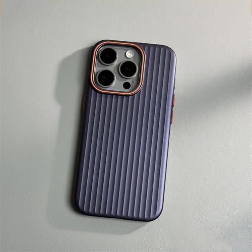 SSASMEU Luxuriöse, gewellte, Matte, stoßfeste Hülle für iPhone 16 15 14 13 12 Pro Max Plus, luxuriöse, gewellte, rutschfeste Stoßstange, Harte PC-Abdeckung, Lila, für iPhone 14 Pro SSASMEU Luxuriöse, gewellte, Matte, stoßfeste Hülle für iPhone 16 15 14 13 12 Pro Max Plus, luxuriöse, gewellte, rutschfeste Stoßstange, Harte PC-Abdeckung, Lila, für iPhone 14 Pro von SSASMEU