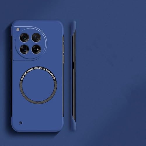 SSASMEU Luxuriöse, ultradünne, rahmenlose Magnethülle für Oneplus 12 12R 11 11R 10T 10R 10 Pro, schlanke, Harte PC-Matte Telefonabdeckung, Dunkelblau, für Oneplus 12R SSASMEU Luxuriöse, ultradünne, rahmenlose Magnethülle für Oneplus 12 12R 11 11R 10T 10R 10 Pro, schlanke, Harte PC-Matte Telefonabdeckung, Dunkelblau, für Oneplus 12R von SSASMEU