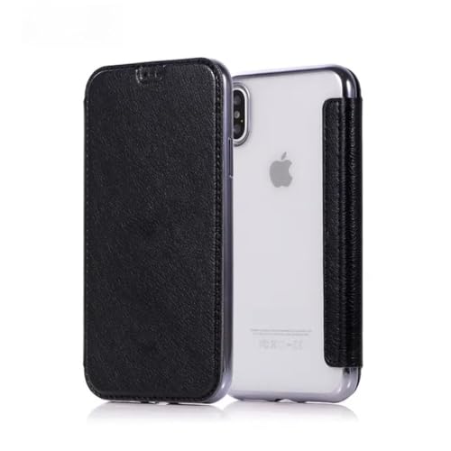 SSASMEU Luxuriöse Brieftaschen-Flip-Handyhülle für iPhone 16 Pro MAX 15 14 Plus 13 12 11 Leder X XR XS Max Stoßfeste, durchsichtige Rückseite, Schwarz, Für iPhone 15Pro SSASMEU Luxuriöse Brieftaschen-Flip-Handyhülle für iPhone 16 Pro MAX 15 14 Plus 13 12 11 Leder X XR XS Max Stoßfeste, durchsichtige Rückseite, Schwarz, Für iPhone 15Pro von SSASMEU
