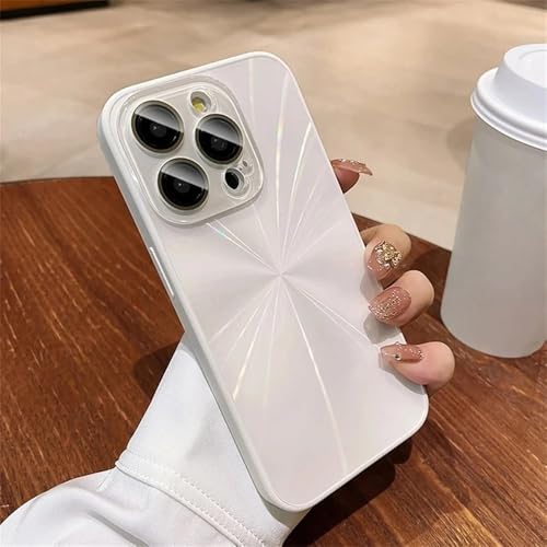 SSASMEU Luxuriöse Handyhülle mit Farbverlaufsmuster für iPhone 16 13 12 11 15 Pro Max, stoßfeste Stoßstangenhüllen, Weiß, für iPhone 15 SSASMEU Luxuriöse Handyhülle mit Farbverlaufsmuster für iPhone 16 13 12 11 15 Pro Max, stoßfeste Stoßstangenhüllen, Weiß, für iPhone 15 von SSASMEU