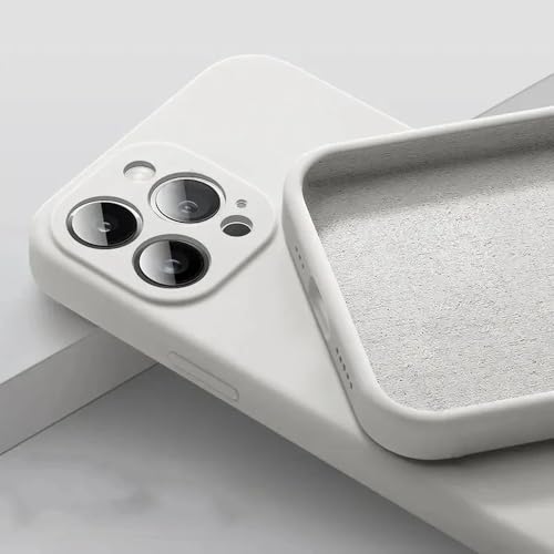 SSASMEU Modische, luxuriöse Handyhülle aus flüssigem Silikon für iPhone 16 15 14 13 12 11 Pro Max Plus, Linsenschutz, stoßfeste Abdeckung, Weiß, für iPhone 13 Pro SSASMEU Modische, luxuriöse Handyhülle aus flüssigem Silikon für iPhone 16 15 14 13 12 11 Pro Max Plus, Linsenschutz, stoßfeste Abdeckung, Weiß, für iPhone 13 Pro von SSASMEU