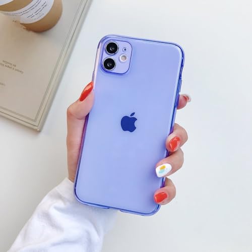 SSASMEU Neon-Fluoreszierende Handyhülle für iPhone 16 15 14 13 12 Mini 11 Pro Max XS X XR 7 8 Plus SE 3 Transparente, weiche TPU-Klarsichthülle, Lila, Für iPhone 13 SSASMEU Neon-Fluoreszierende Handyhülle für iPhone 16 15 14 13 12 Mini 11 Pro Max XS X XR 7 8 Plus SE 3 Transparente, weiche TPU-Klarsichthülle, Lila, Für iPhone 13 von SSASMEU