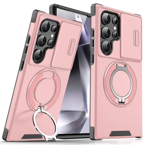 SSASMEU Slide Camera Protection Magnetständer Handyhülle für Samsung S25 Edge S24 S23 Plus S21 S22 Ultra FE A54 A15 A14 A05 A05S Cover, Pink, Für Galaxy S22 SSASMEU Slide Camera Protection Magnetständer Handyhülle für Samsung S25 Edge S24 S23 Plus S21 S22 Ultra FE A54 A15 A14 A05 A05S Cover, Pink, Für Galaxy S22 von SSASMEU