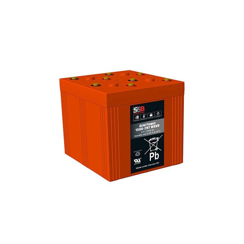 SSB Battery 2V 1500Ah Grid Power 1500-2HT M8V0 von SSB Battery