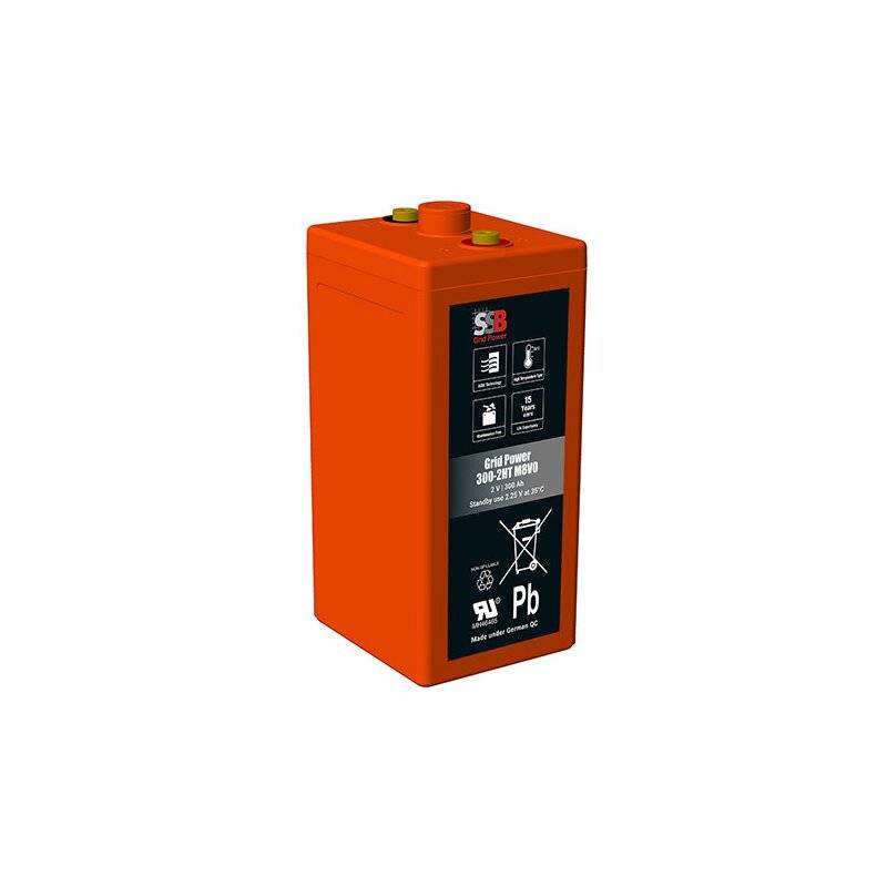 SSB Battery 2V 300Ah Grid Power 300-2HT M8V0 von SSB Battery