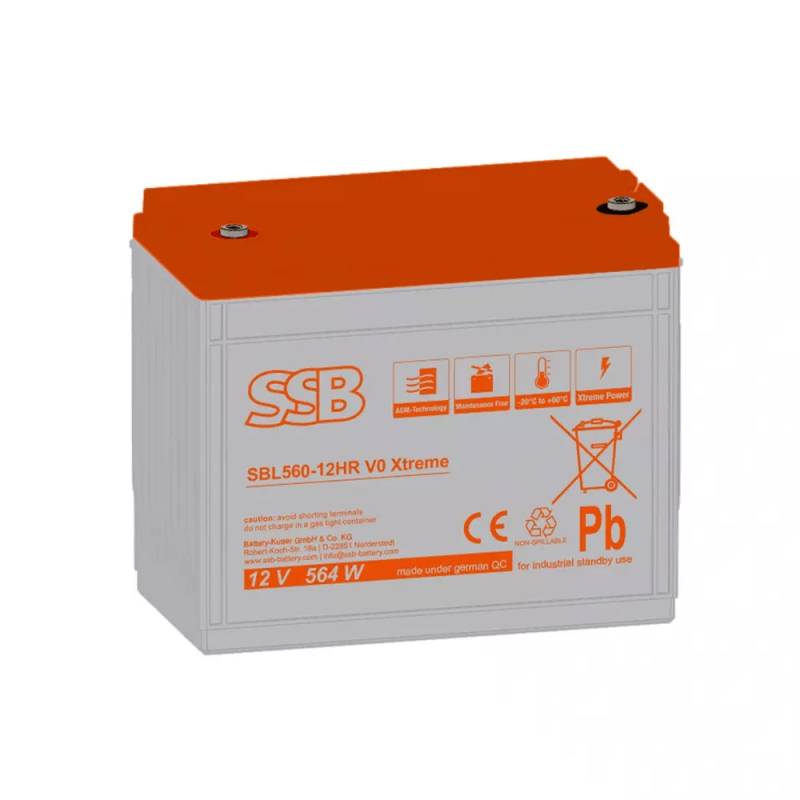 SSB Battery SBL560-12HR V0 Xtreme 12V 140Ah Bleiakku von SSB Battery