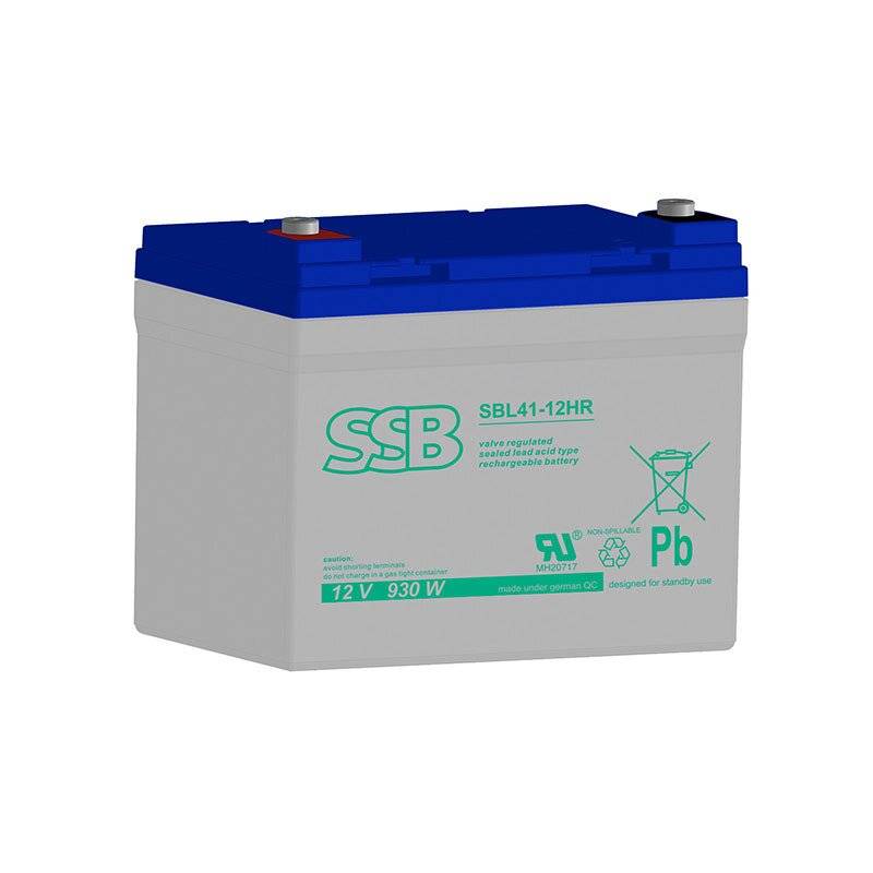 SSB Blei Akku SBL 41-12HR AGM Batterie M6 Schraubanschluss - 12V 1022,4W von SSB Battery