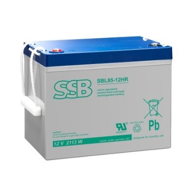 SSB Blei-Akku SSB SBL330-12HR (ehemals SBL 85-12HR) Hochstrom 12V M6 258x166x210mm von SSB Battery