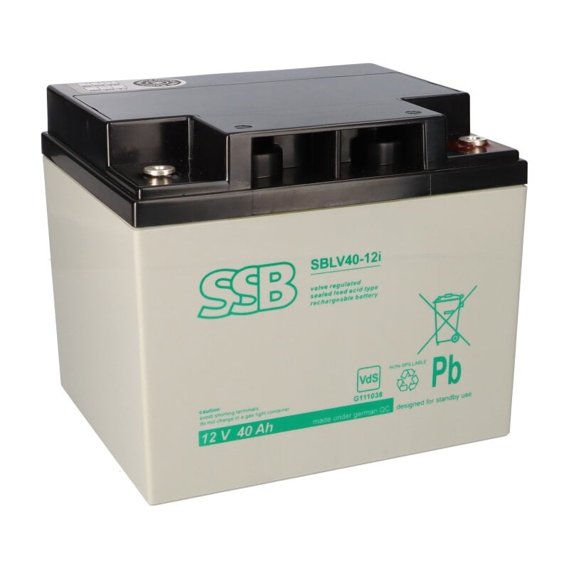 SSB Blei Akku SBLV 40-12i AGM Batterie VdS G111038 - 12V 42Ah von SSB Battery