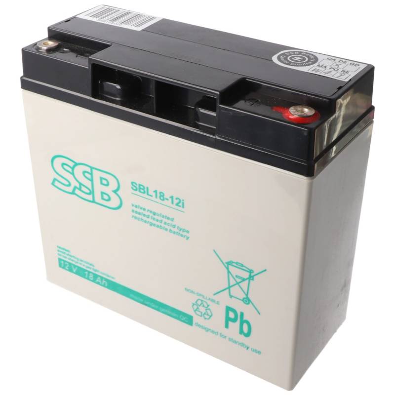 SSB SBL18-12i 12V 18Ah Bleiakku AGM Blei Gel Akku von SSB Battery