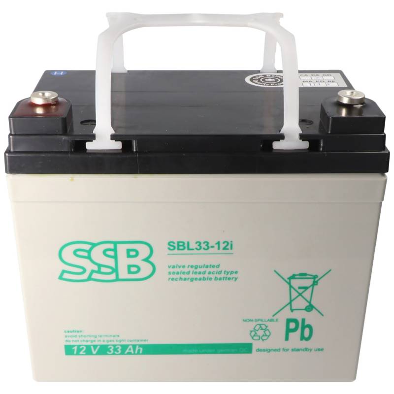SSB SBL33-12i 12V 33Ah Bleiakku AGM Blei Gel Akku von SSB Battery