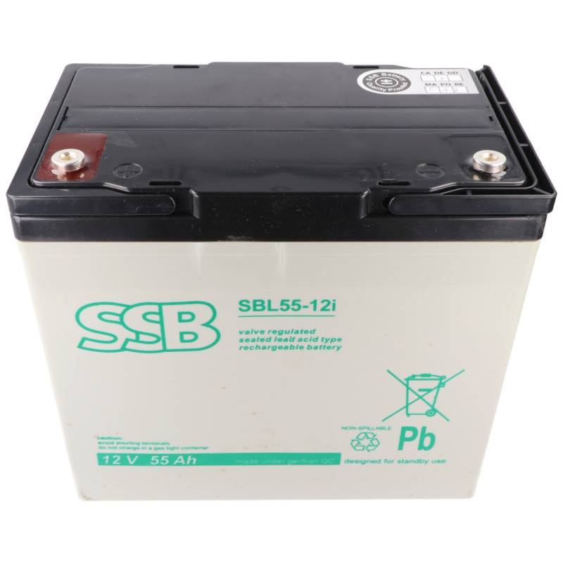 SSB SBL55-12i 12V 55Ah Bleiakku AGM Blei Gel Akku von SSB Battery