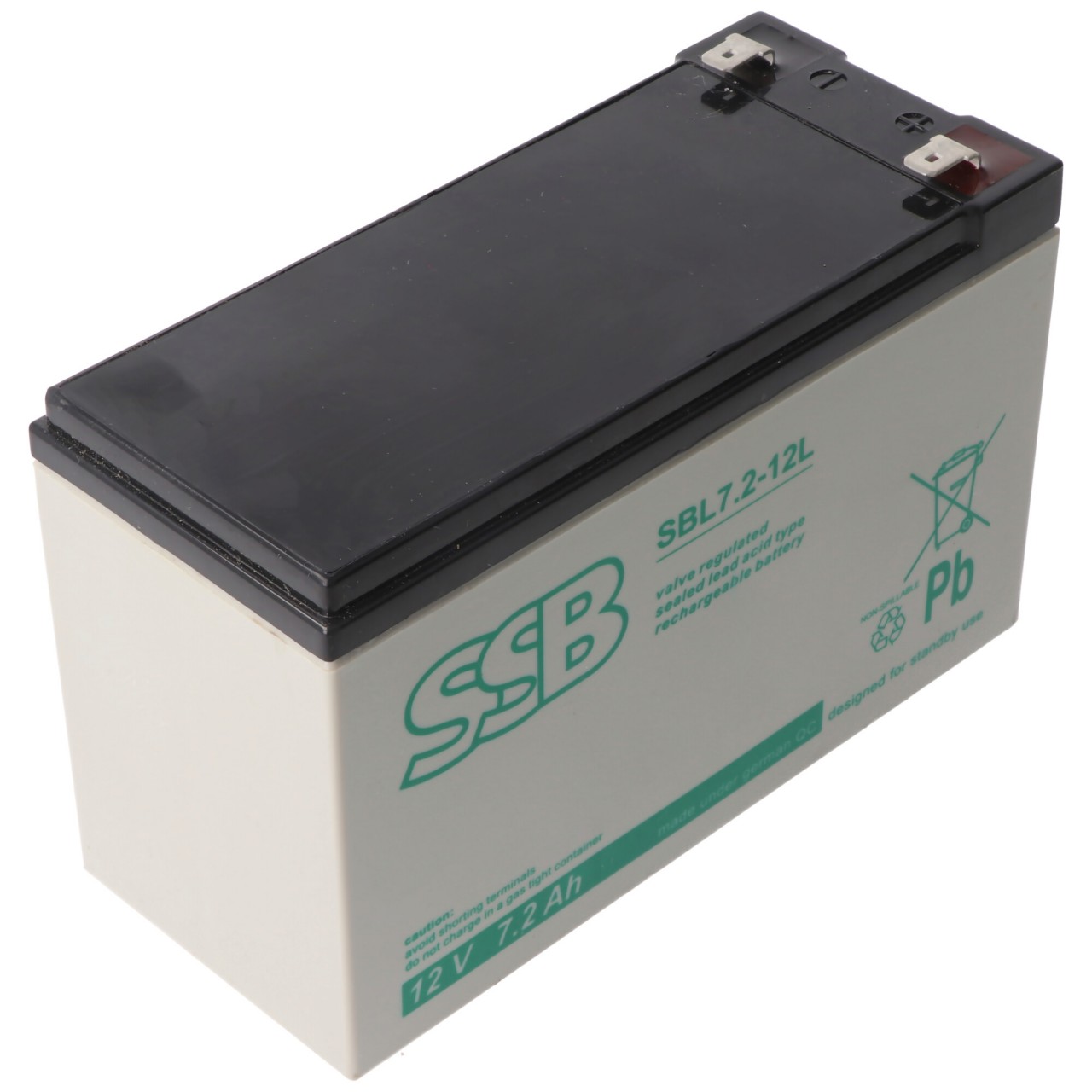 SSB SBL7.2-12L 12V 7,2Ah 6,3mm Faston Bleiakku AGM Blei Gel Akku SSB SBL7.2-12L 12V 7,2Ah 6,3mm Faston Bleiakku AGM Blei Gel Akku von SSB Battery