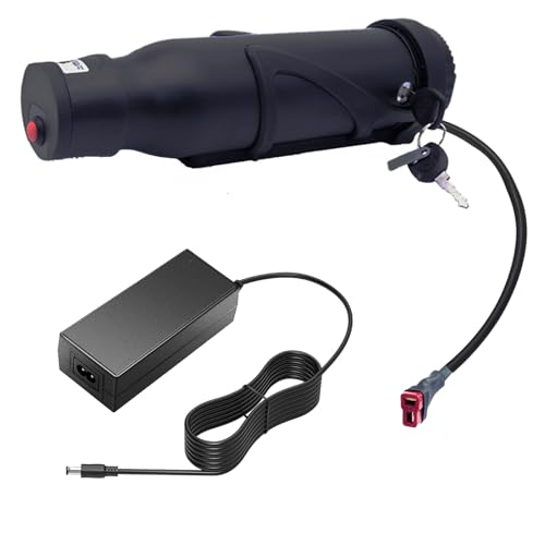 SSCYHT 36-Volt-E-Bike-Akku, 36 V, 6 Ah, 5 Ah, Lithium-Akku, 7 Ah, Elektrofahrrad-Akkus, 36-V-Unterrohr-Akkus mit Ladegerät und 2-poligem Anschluss für Motor unter 300 W,36v7ah t Plug SSCYHT 36-Volt-E-Bike-Akku, 36 V, 6 Ah, 5 Ah, Lithium-Akku, 7 Ah, Elektrofahrrad-Akkus, 36-V-Unterrohr-Akkus mit Ladegerät und 2-poligem Anschluss für Motor unter 300 W,36v7ah t Plug von SSCYHT