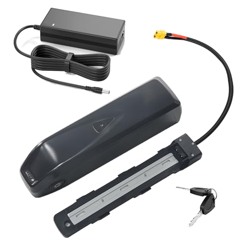 SSCYHT 48-V-Elektrofahrradakku, 36 V, 10 Ah, 15 Ah, Lithiumbatterie, 48 V, 10 Ah, 14 Ah, E-Bike-Akkus für 250 W – 700 W Motoren mit Ladegerät und 5-adrigem Anschluss,48v14ah xt60 von SSCYHT