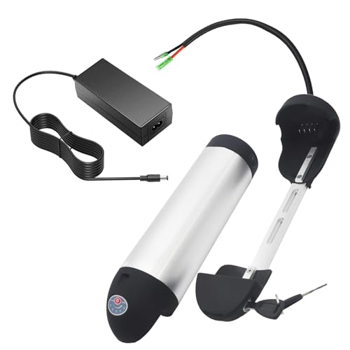 SSCYHT 48-Volt-E-Bike-Akku, 36 V, 10 Ah, Lithium-Akkus, 48 V, 10 Ah, 13 Ah, Elektrofahrrad-Akku mit Ladegerät und 4-poligem Anschluss für 300 W – 800 W Motoren,48v16ah Bullet 420mm SSCYHT 48-Volt-E-Bike-Akku, 36 V, 10 Ah, Lithium-Akkus, 48 V, 10 Ah, 13 Ah, Elektrofahrrad-Akku mit Ladegerät und 4-poligem Anschluss für 300 W – 800 W Motoren,48v16ah Bullet 420mm von SSCYHT