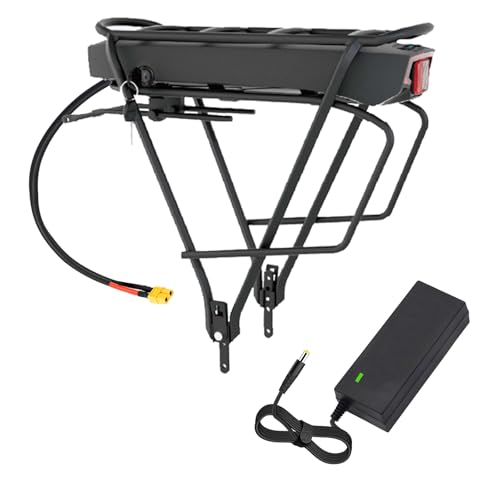 SSCYHT Ebike-Akku 36 V 15 Ah 12,5 Ah 16 Ah Lithium-Akku 48 V 10 Ah 12,8 Ah 12 Ah Elektrofahrrad-Akkus mit Ladegerät und Halterung für 250 W – 650 W Motor-Kit,48v10ah xt60 von SSCYHT