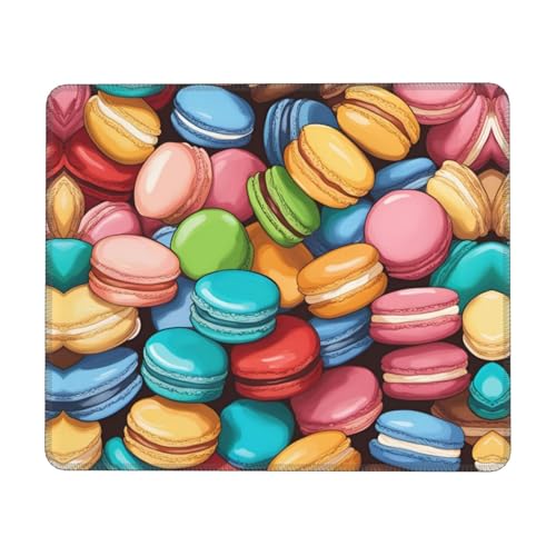 SSIMOO Macaron Biscuit Flavored Fashion Computer Pad, Lovely Mouse Pad, Suitable For Home Office Games, Work Computers von SSIMOO