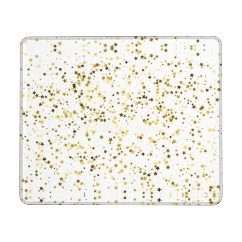 SSIMOO Sparsed Dreamy Stars And Spots Fashion Computer Pad, Lovely Mouse Pad, Suitable For Home Office Games, Work Computer von SSIMOO