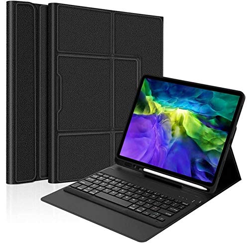 SSLQYLEE Für iPad Pro 12.9 2020, Tastaturkoffer mit Stifthalter PU-Lederständer Smart Cover für 2020 iPad Pro 12.9 2020 (Farbe : for pro 11 2020) von SSLQYLEE