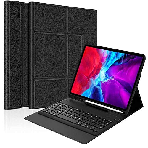 SSLQYLEE Tasche für iPad Pro 11Inch 12.9inch 2018/2020, drahtlose Tastatur-Ledertasche Tablet-Tastaturen Flip-Stand-Fall-Bleistift-Slot-Abdeckung for iPad Pro 11Inch 12.9inch von SSLQYLEE