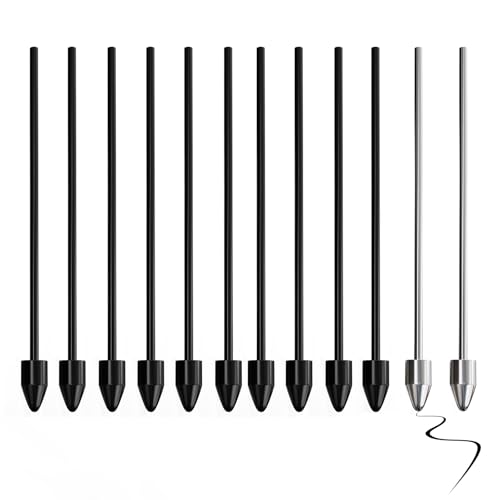 12 Stück Präzise Steuerung Stylus Spitzen für Remarkable 2 Pen/Maker Plus Inklusive 2 No-Wear Titanium Alloy Fine Point Tips Unterstützt 4096 Druckempfindlichkeit und Neigungsschreiben 12 Stück Präzise Steuerung Stylus Spitzen für Remarkable 2 Pen/Maker Plus Inklusive 2 No-Wear Titanium Alloy Fine Point Tips Unterstützt 4096 Druckempfindlichkeit und Neigungsschreiben von SSS·GRGB