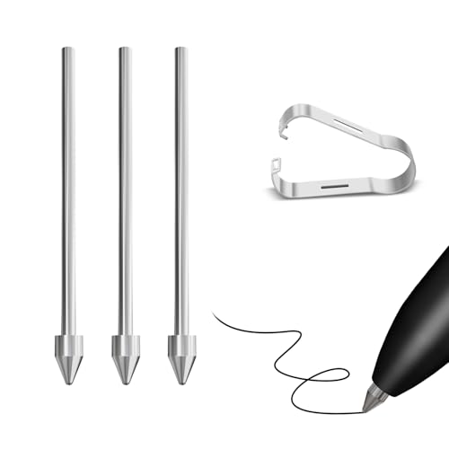 Ersatzspitzen aus Titanlegierung, feine Spitze, kompatibel mit King Write Samsung Galaxy Tab S10/S9/S8/S7/S6, Note S22/S23/S24 Ultra S-Stiftspitzen, präzise Steuerung, passend für bemerkenswerte 2 Ersatzspitzen aus Titanlegierung, feine Spitze, kompatibel mit King Write Samsung Galaxy Tab S10/S9/S8/S7/S6, Note S22/S23/S24 Ultra S-Stiftspitzen, präzise Steuerung, passend für bemerkenswerte 2 von SSS·GRGB